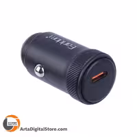 شارژر فندکی فست شارژ Earldom ES-CC40 3A PD 30W Car Charger Black