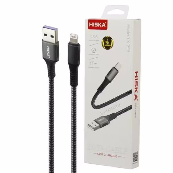کابل آیفونی فست شارژ Hiska LX-292