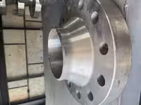 فلنج گلودار 6 اینچ استنلس استیل ریس فیس رده 40 5.B16 کلاس 600 از جنس  A182/F304L