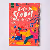 دفتر 80 برگ سیمی برجسته عرش