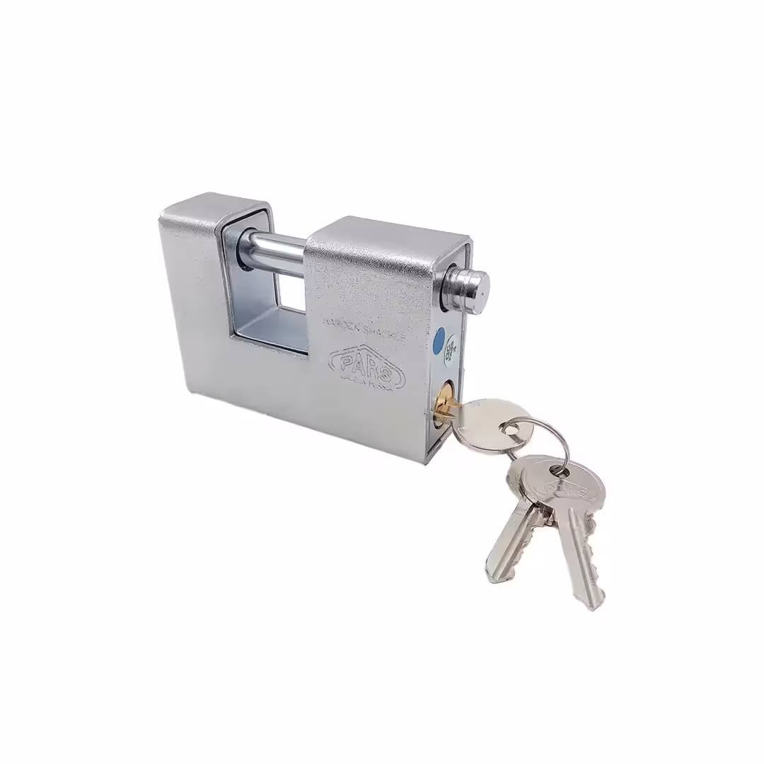 قفل کتابی پارس 900s روپوش دار کلید معمولی