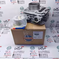 سیلندر کامل با رینگ و پیستون ( پستان ) موتور tvs تی وی اس rockz راکس و neo نئو 125 اصلی