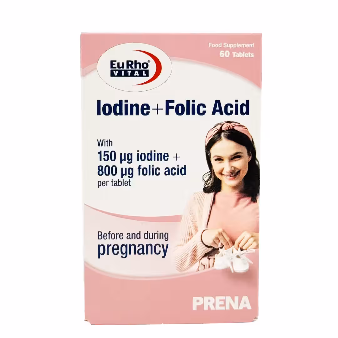 قرص ید فولیکاسید یوروویتال - 60 عددی