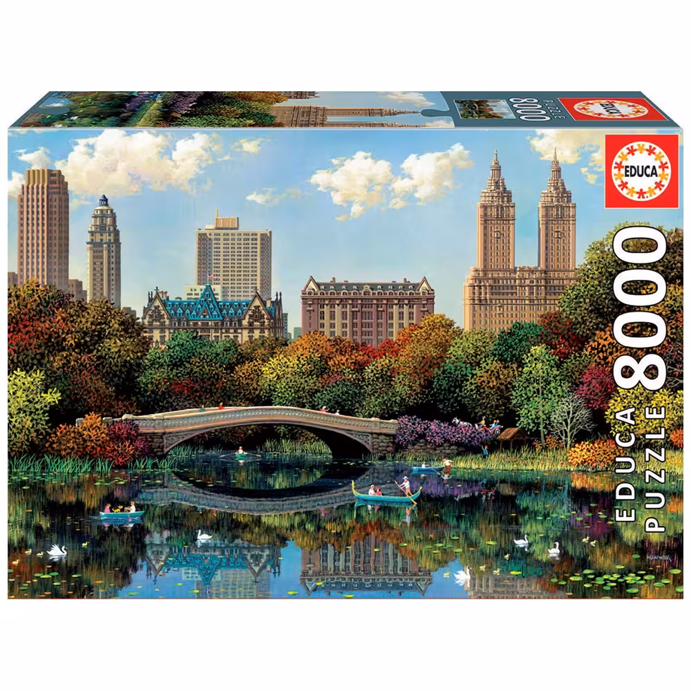 پازل 8000 قطعه Educa طرح پل کمانی پارک مرکزی