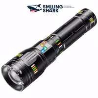 چراغ قوه پر نور شارژی و پاوربانک اسمایلینگ شارک SD-5996