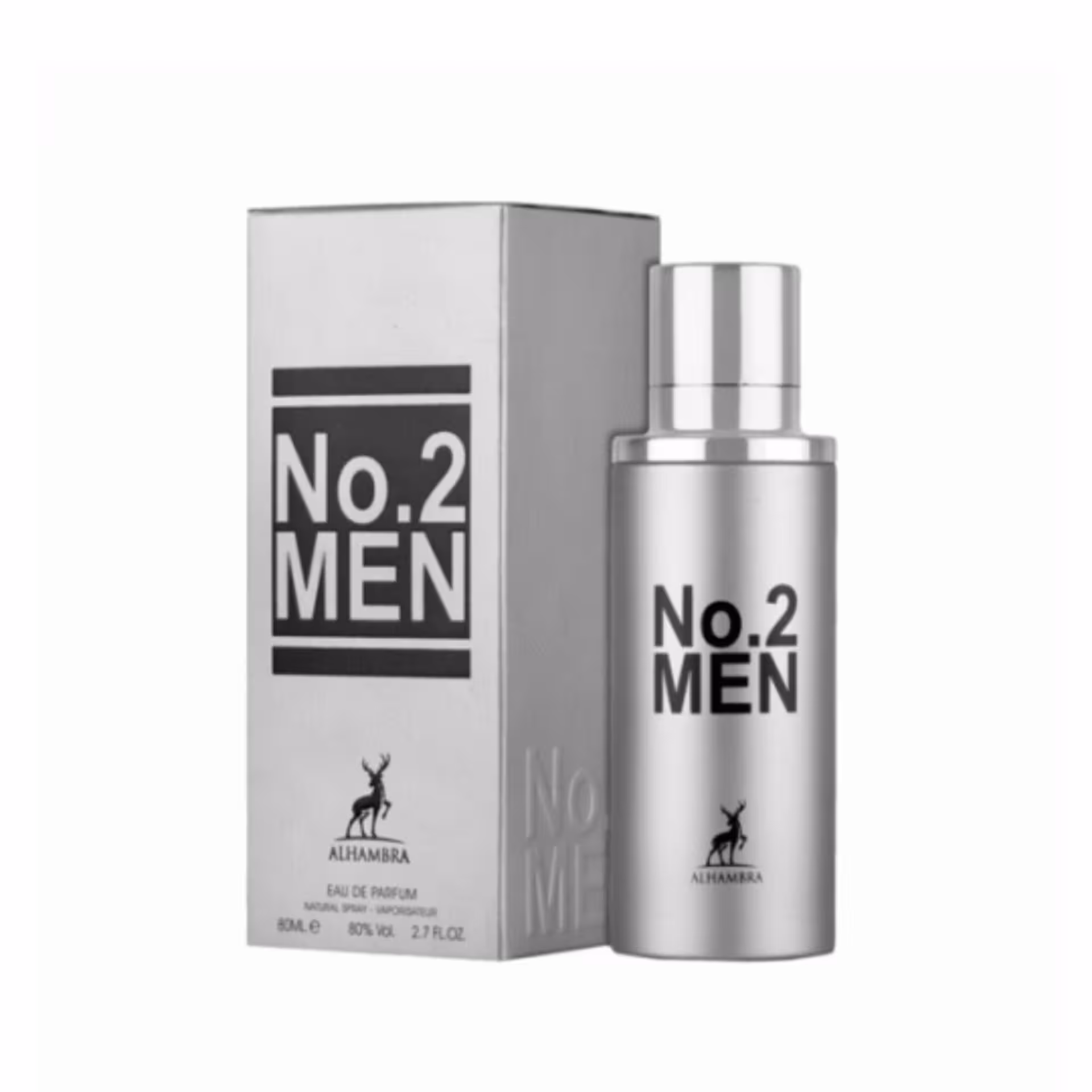 ادکلن مردانه الحمبرا مدل کارولینا هررا 212 نقره ایی حجم 100 میل