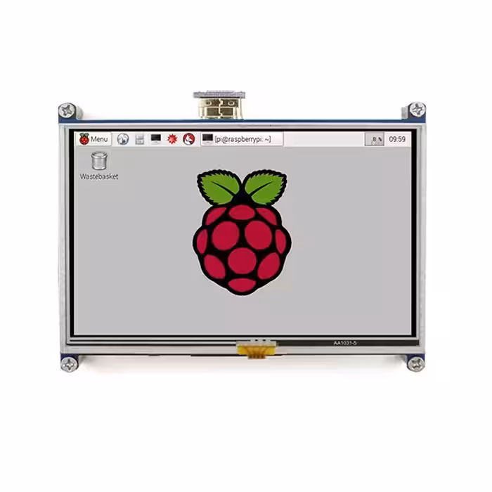نمایشگر 5 اینچی برند WaveShare همراه با تاچ مقاومتی دارای ورودی HDMI