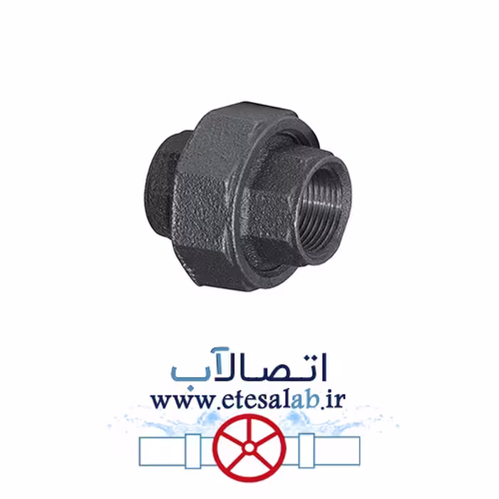 مهره سیاه گالوانیزه وارداتی سایز 1 1/2 اینچ