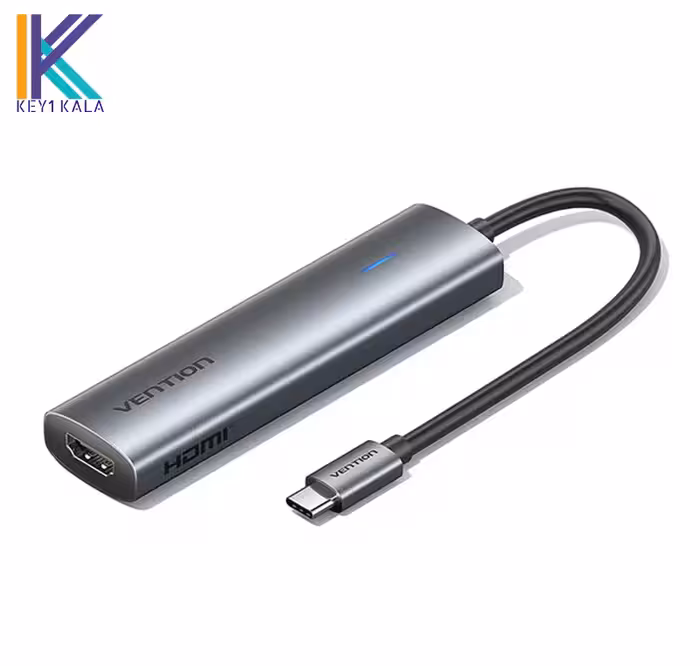 USB 3.0 to USB 3.0 x 3/RJ45/USB-C Hub 0.15M Blue Aluminum Alloy Type هاب