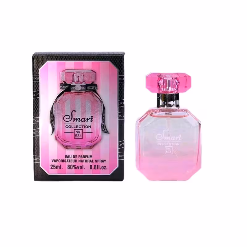 عطر جیبی زنانه اسمارت کالکشن مدل victoria secret bombshell کد 531 حجم 25 میلی لیتر