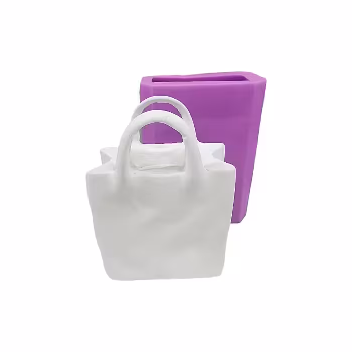 قالب سیلیکونی گلدان کیف 14 در 20 سانت