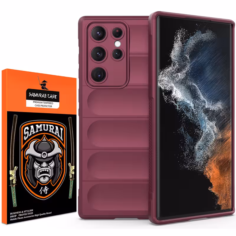 کاور سامورایی مدل Uflax مناسب برای گوشی موبایل سامسونگ Galaxy S22 Ultra | کالا مکس