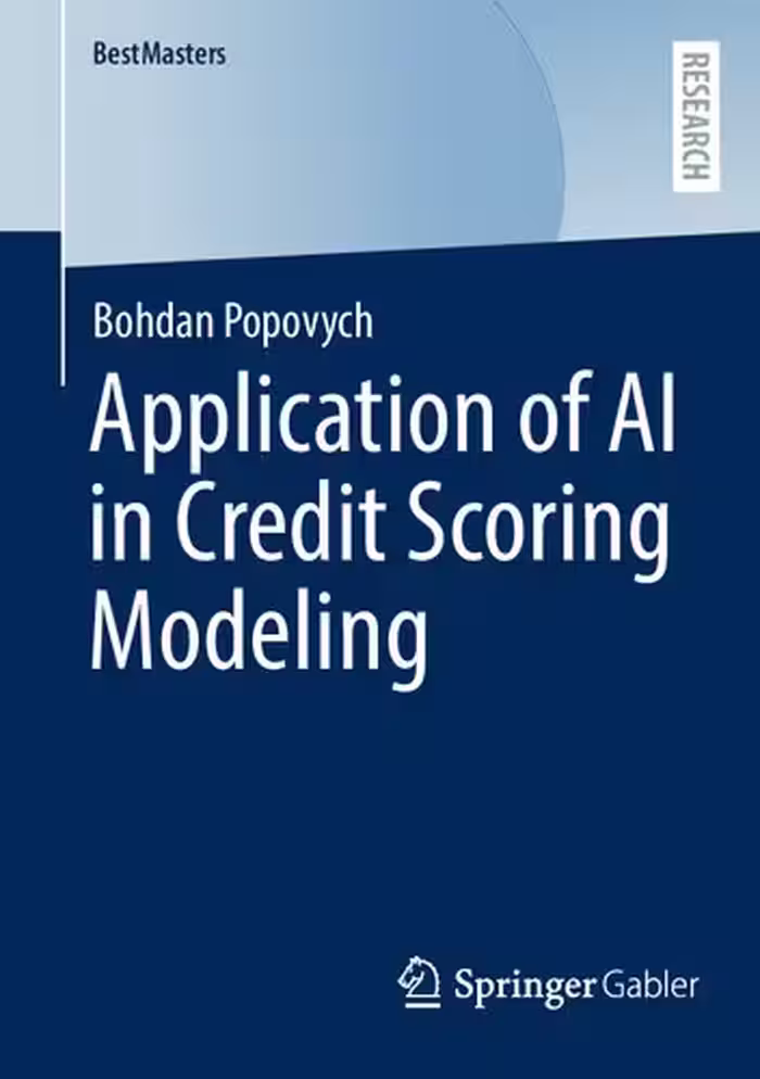 خرید و دانلود نسخه کامل کتاب Application of AI in Credit Scoring Modeling