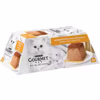 دسر گربه گورمت پک 2عددی طعم گوشت مرغ(114گرم)