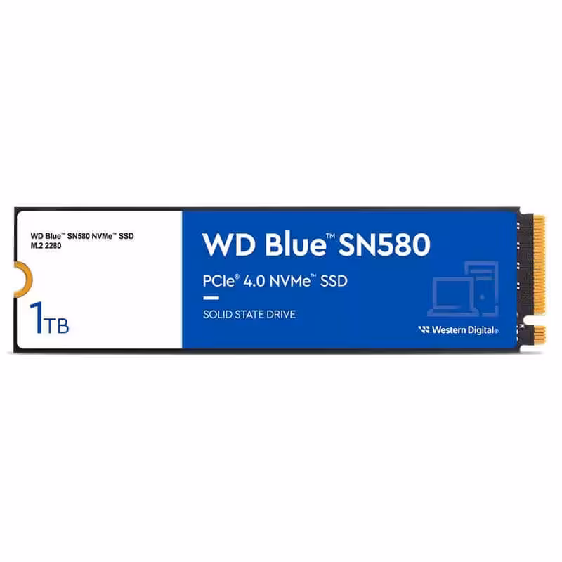 اس اس دی وسترن دیجیتال BLUE SN580 M.2 NVMe ظرفیت 1 ترابایت