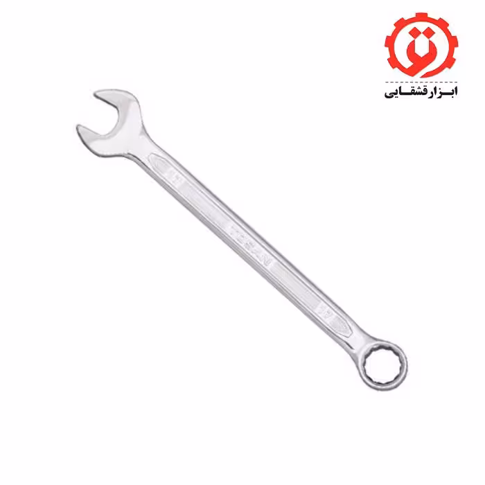 آچار یکسر تخت یکسر رینگ کوتاه سایز 17 توسن