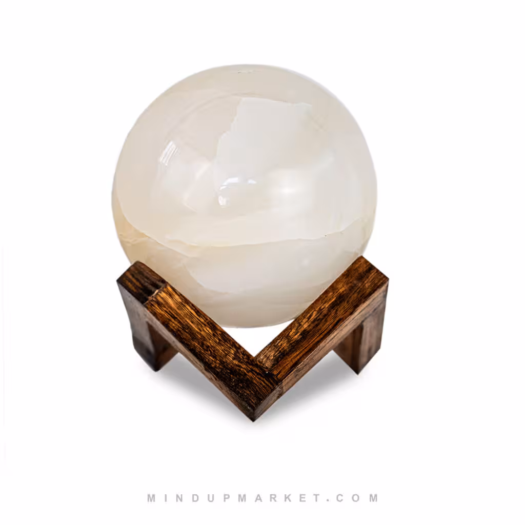 گوی مرمر چراغ خواب کد 48