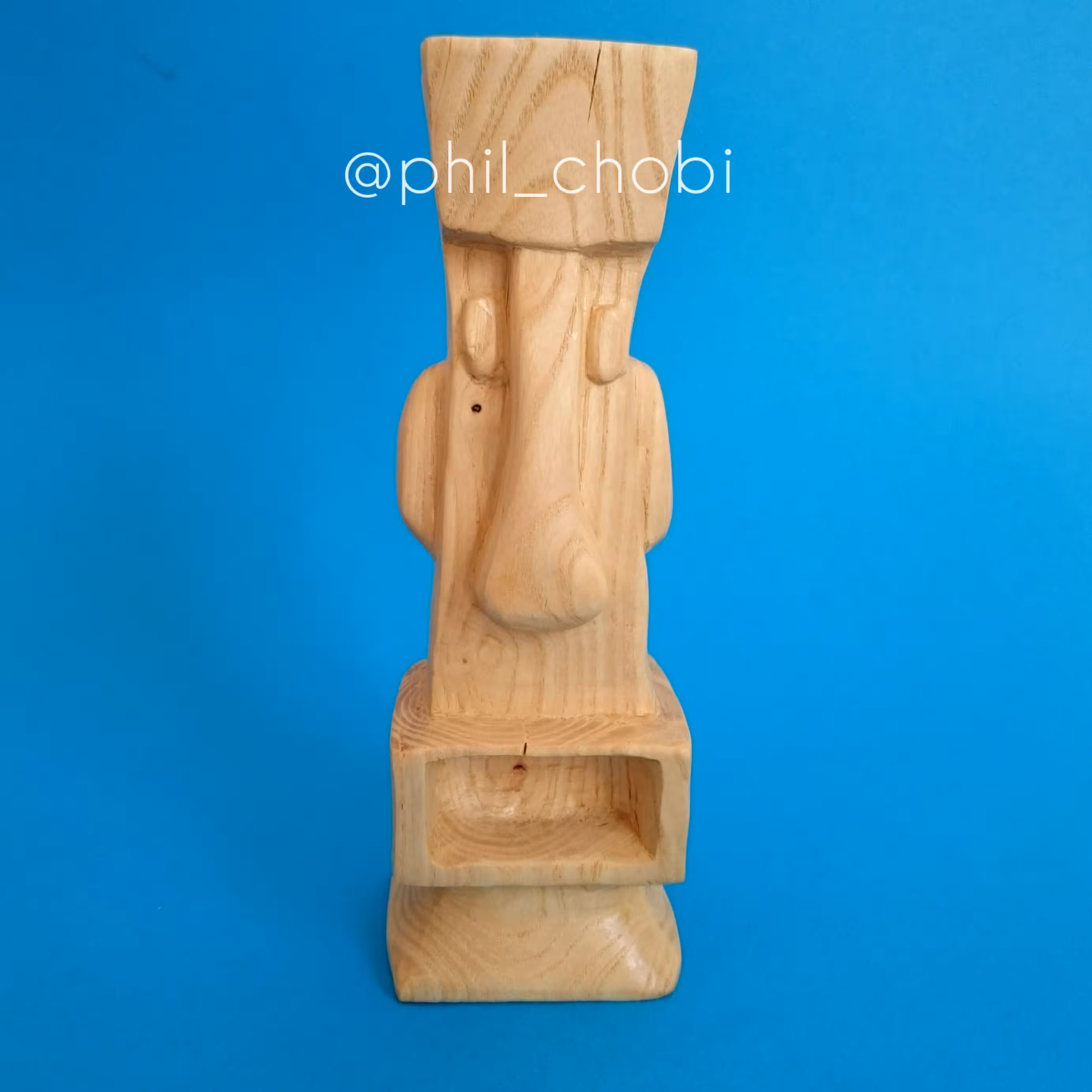 مجسمه چوبی رومیزی طرح آفریقایی