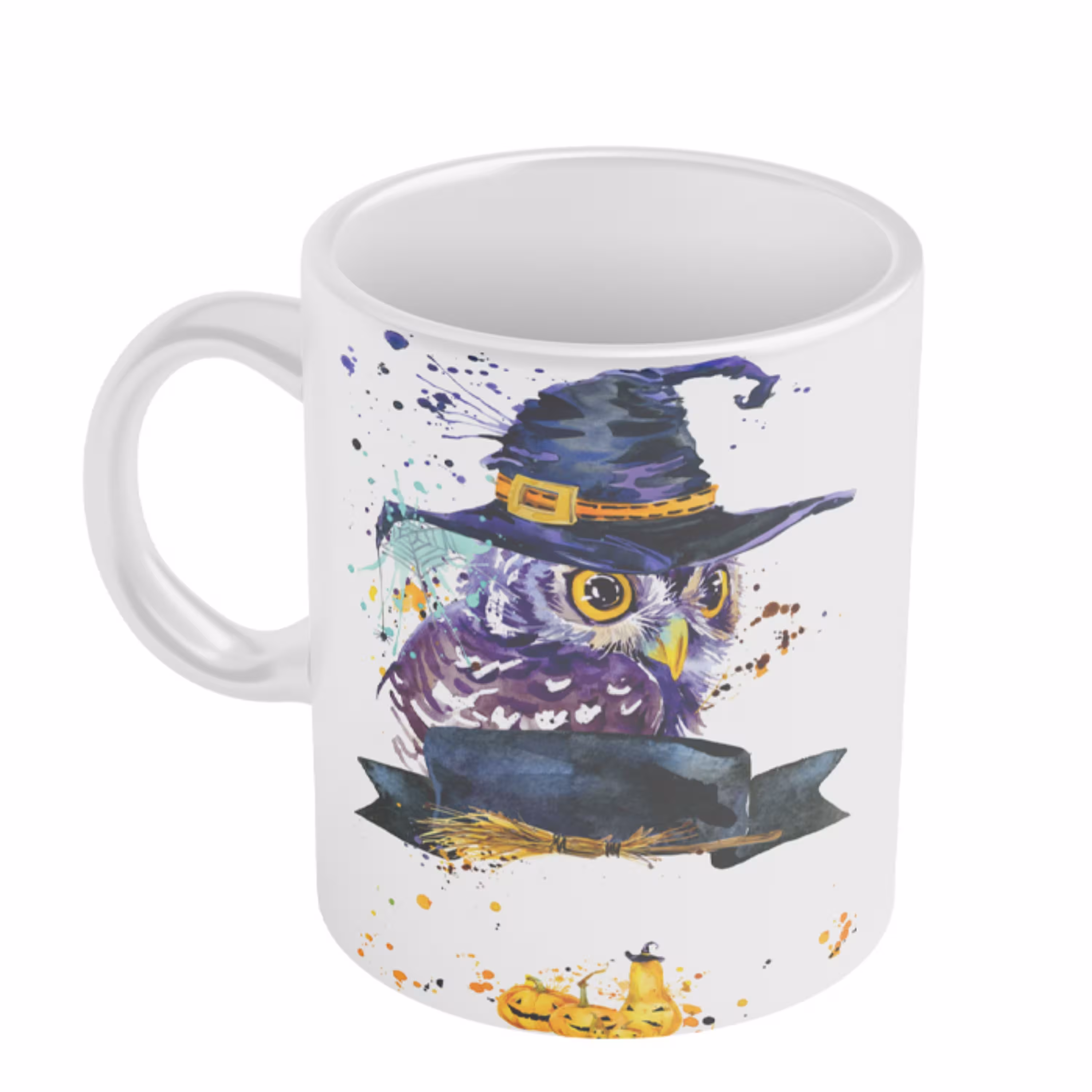 ماگ فانتزی طرح جغد هالووینی 02