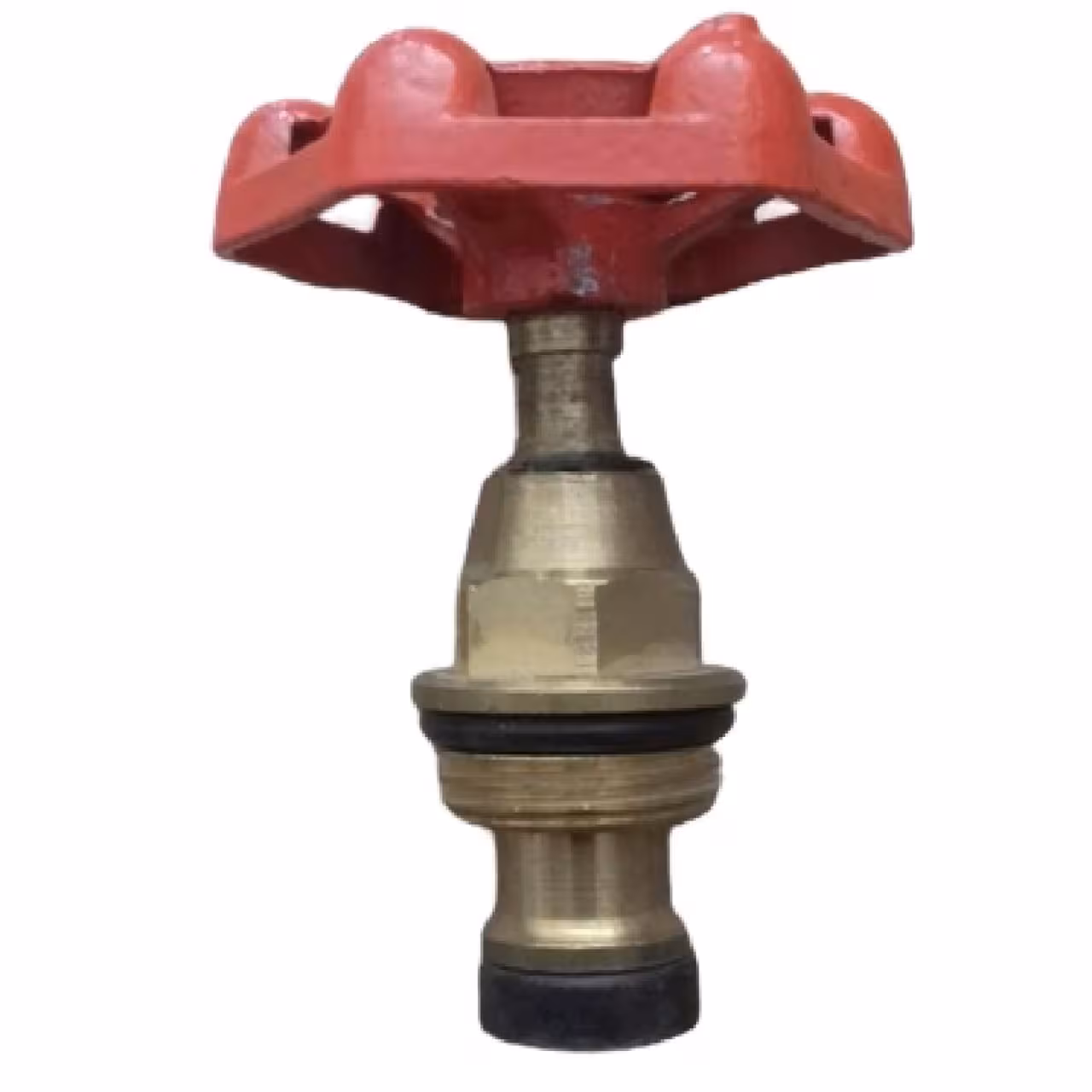 بالا تنه شیر فلکه لوله سفید برنجی سایز 2 اینچی