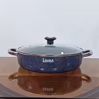 تابه گرانیتی سایز 30 لاوان مدل تیتان طوسی
