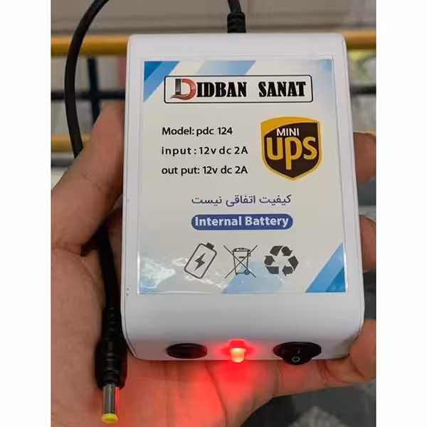 یو پی اس(UPS) 12 ولت پرتابل حرفه ای برای دوربین مداربسته و…