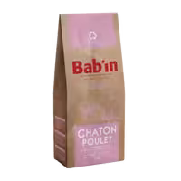 غذای خشک بچه گربه Chaton Classic کلاسیک مرغ برند Babin بابین 3 کیلویی
