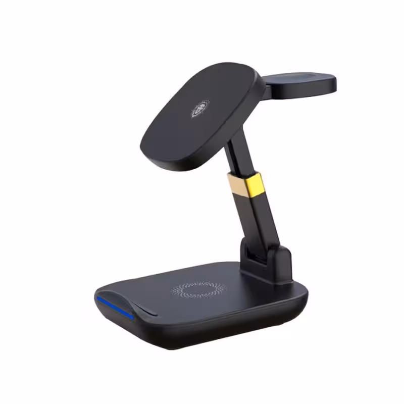 شارژر بی سیم گرین لاین مدل GN3IN1FLWCBK | کالا مکس