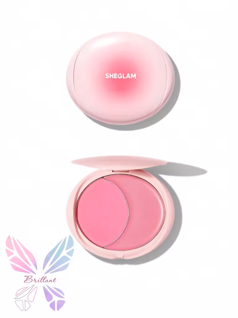 رژگونه دوتایی کرمی_پودری شیگلم مدل چیک تو چیک