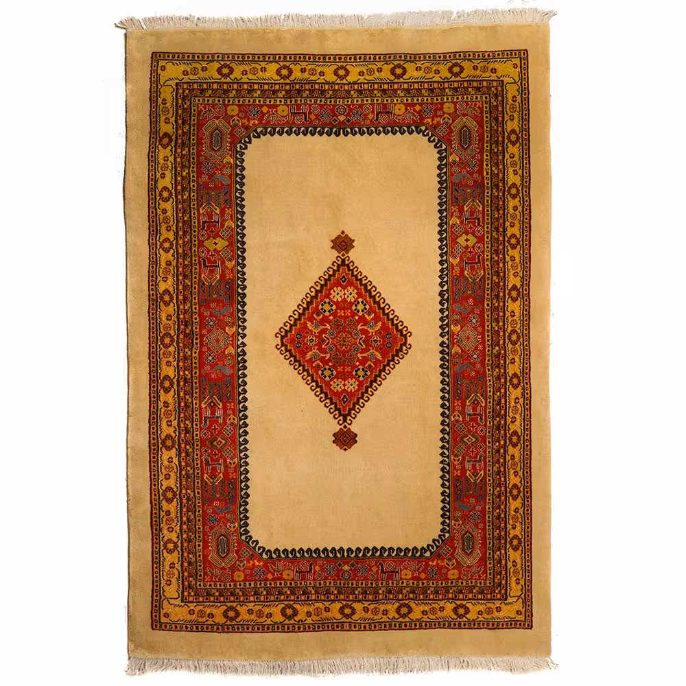 فرش دستبافت سه متری طرح ترنج قشقایی