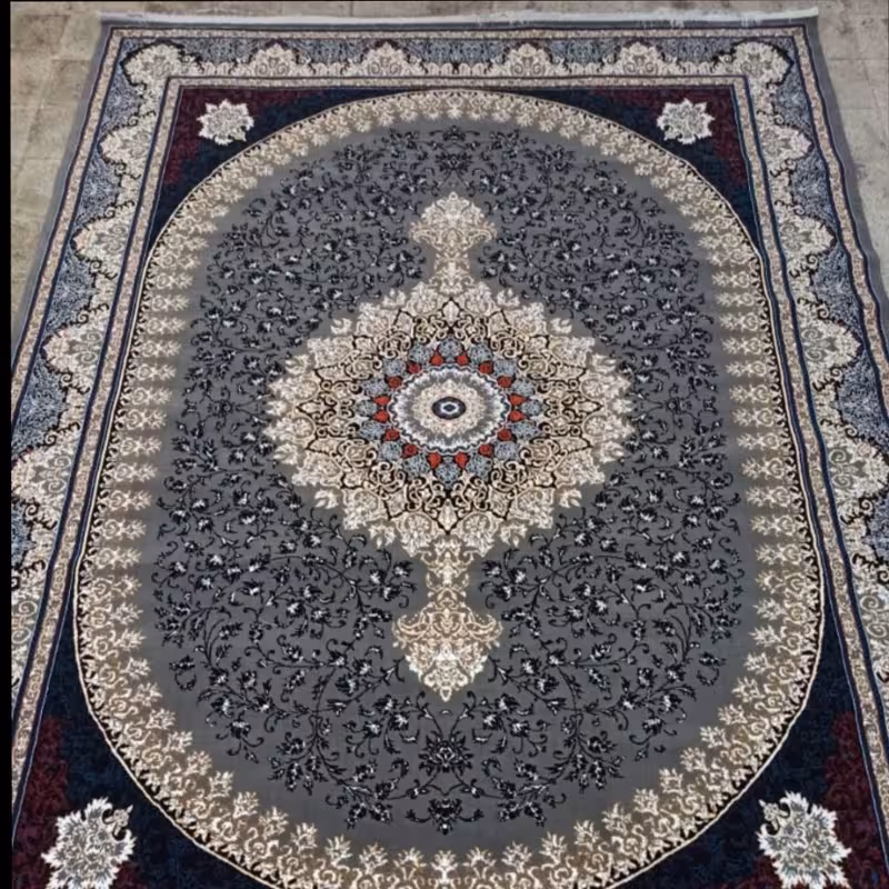 فرش ماشینی 12متری جدید کاشان نقشه آیلار(ارسال رایگان)