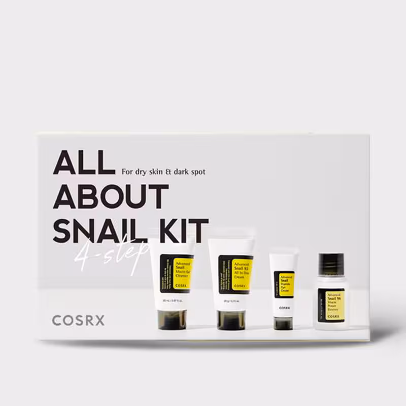 کیت تراول سایز 4 تکه حلزون کوزارکس COSRX