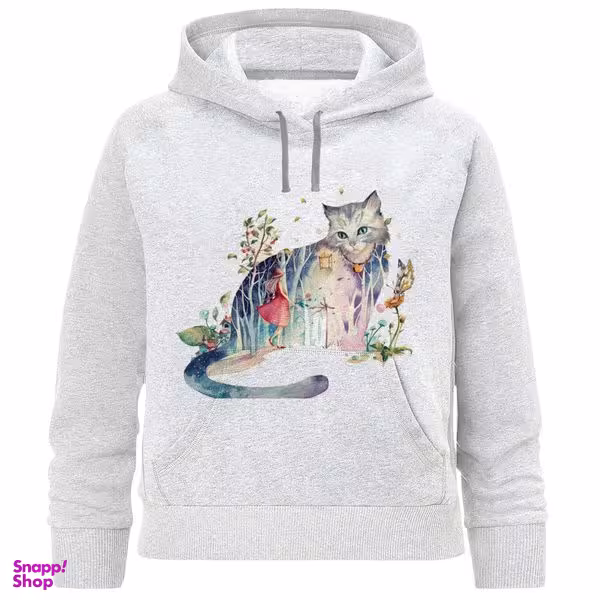 هودی دخترانه مدل گربه D159