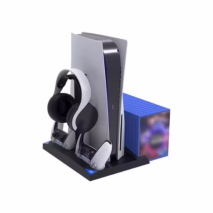 پایه استند 6 کاره پلی استیشن 5 آی پگا مدل iPega PG-P5013 6-in-1 Multifunctional Cooling & Charging Station