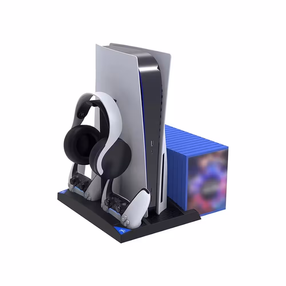 پایه استند 6 کاره پلی استیشن 5 آی پگا مدل iPega PG-P5013 6-in-1 Multifunctional Cooling & Charging Station