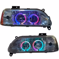 خرید چراغ جلو اسپرت پراید 131 مدرن مدل Bmw-3D فول کالر (بلوتوثی) داخل فابریک بدون موتور دو عددی | اتوموبی