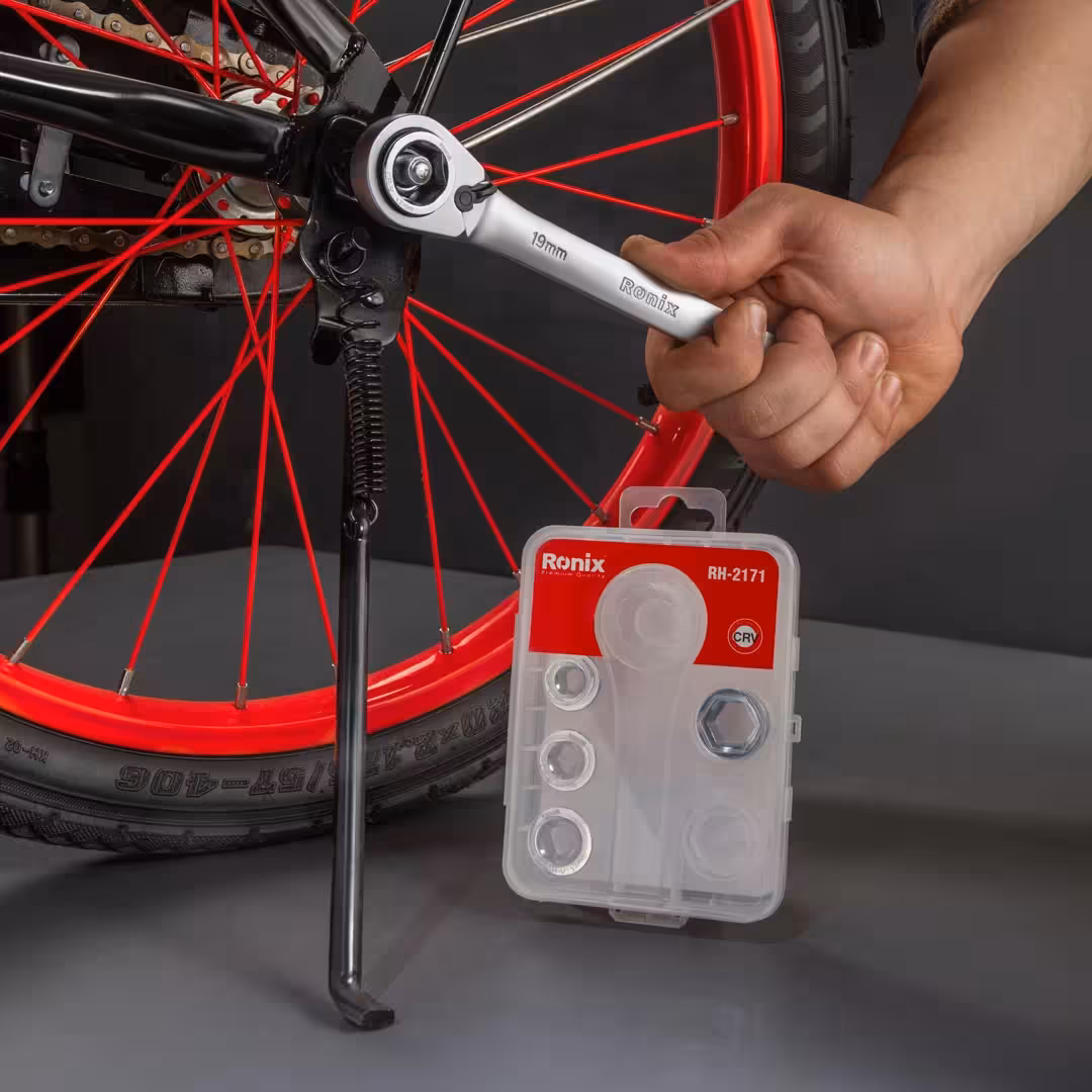 ست سری آچار جغجغه دسته ثابت چپگرد و راستگرد RH-2171