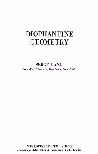 خرید و دانلود نسخه کامل کتاب Diophantine geometry
