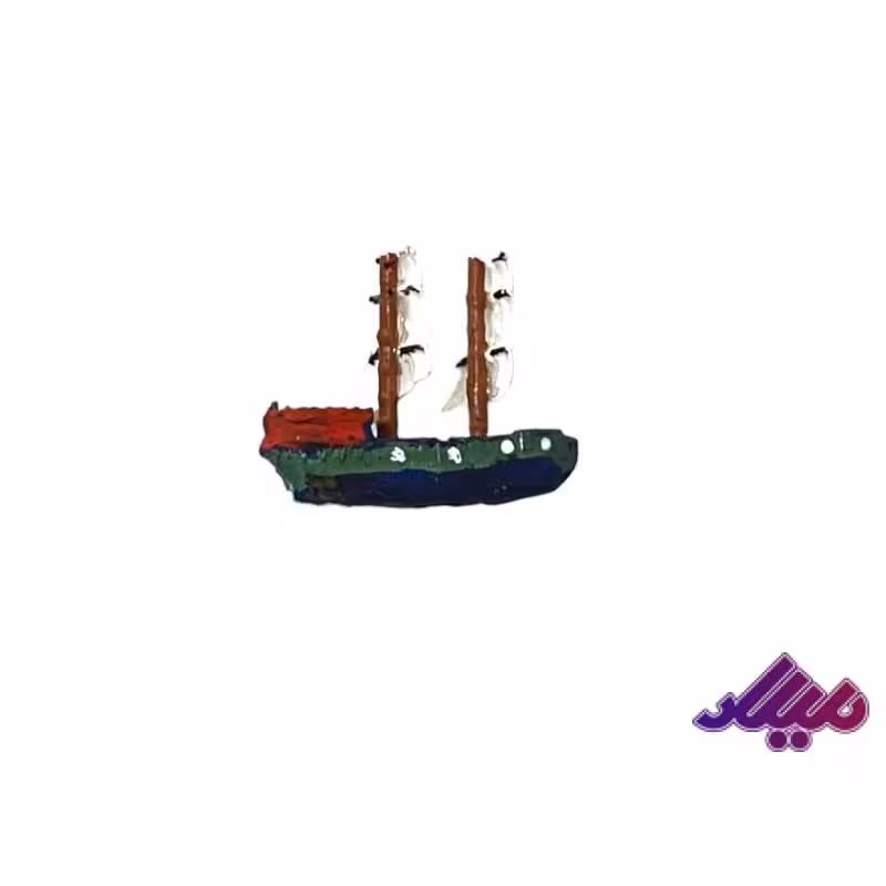تزئینات کشتی بادبانی 2 سانت رنگ رندوم