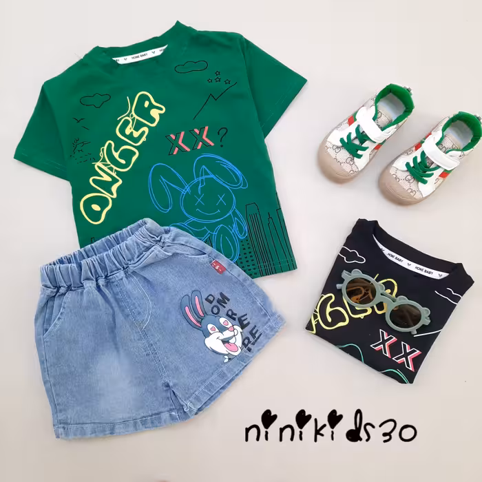 ست خرگوش سبز وارداتی اسپرت