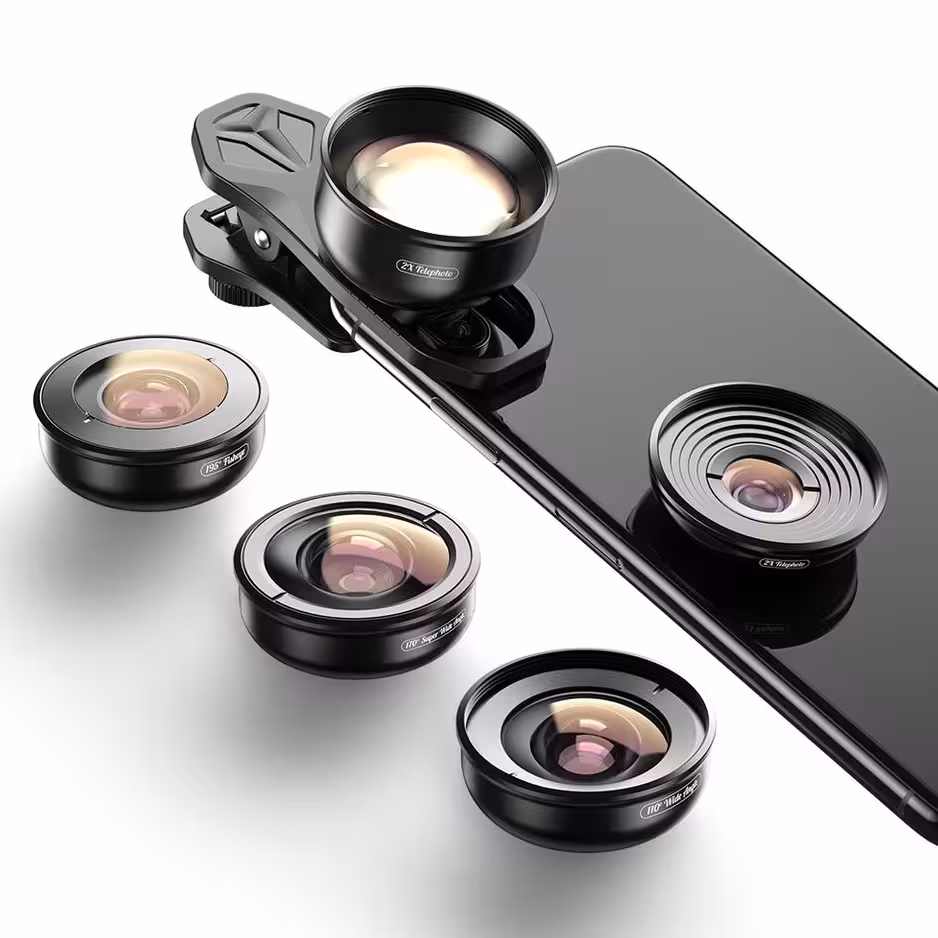 ست 5 عددی لنز موبایل APL-HB5 برند اپکسل Apexel 5 in 1 