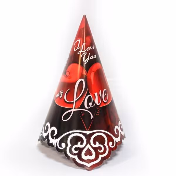 خرید کلاه تولد قلب