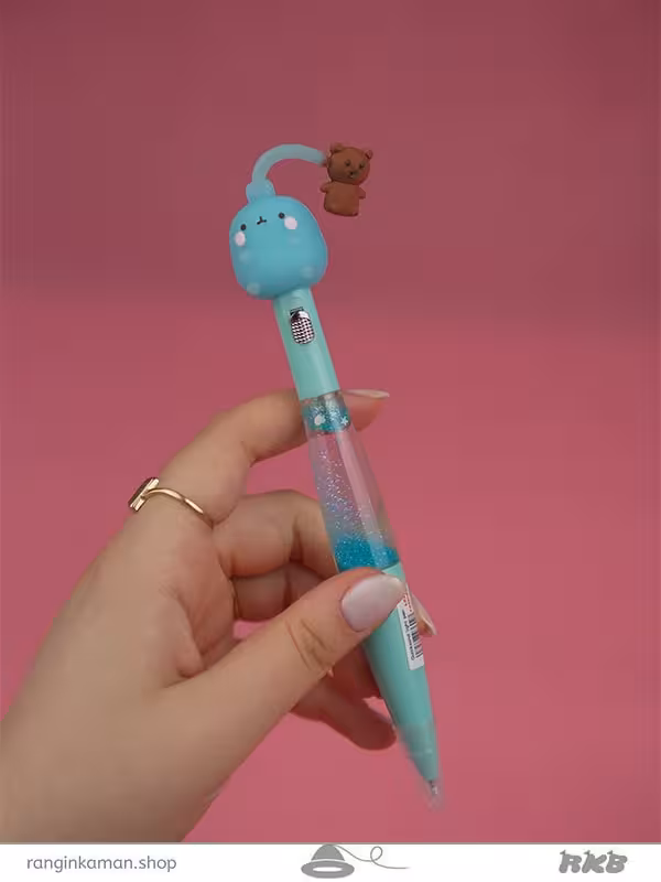 روان نویس آکواریومی چراغدار طرح خرگوش بلا Illuminated aquarium pencil drawing of Bella rabbit