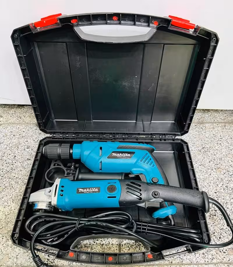 دریل و مینی فرز دسته بلند دیمر دار طرح ماکیتا مدل H2