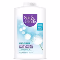 دئودرانت ضد تعریق و خوشبو کننده زیر بغل و بدن سافت اند جنتل Soft and Gentle رایحه پنبه حجم 250 گرم
