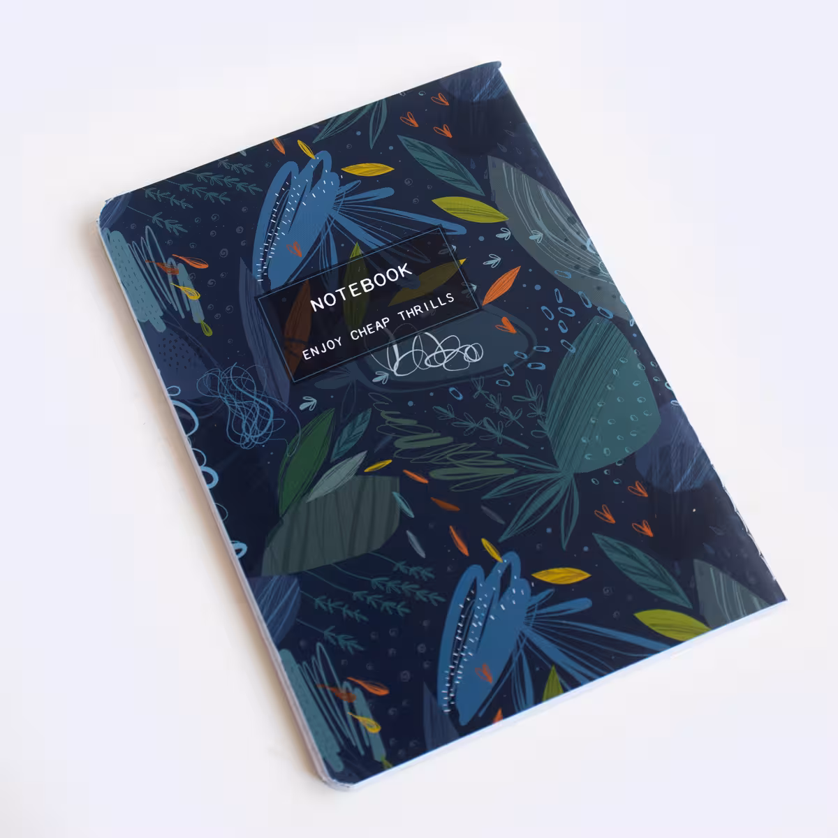 دفتر خط دار طرح برگ کیچ بوک (KITSCH BOOK)