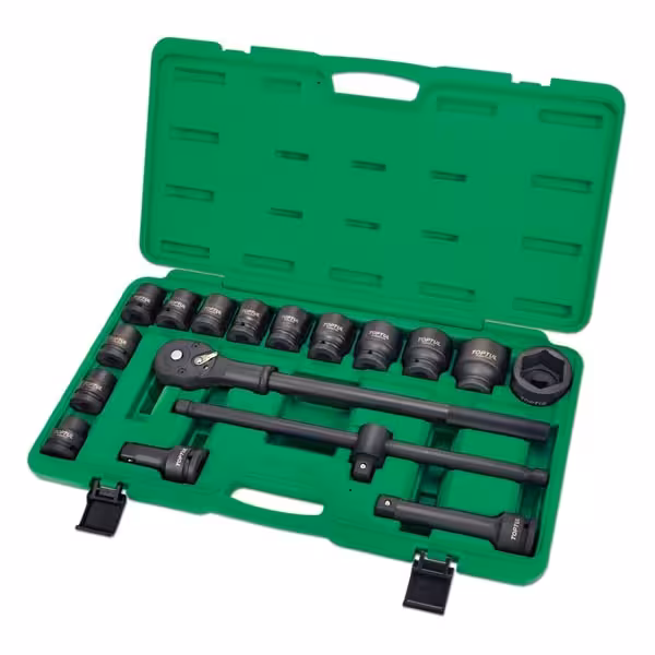 جعبه بکس فشار قوی تاپ تول 17 پارچه 3/4 اینچ مدل GDAI1701