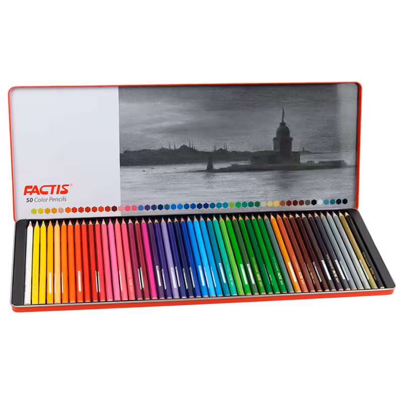 مداد رنگی 50 رنگ فکتیس F07112650