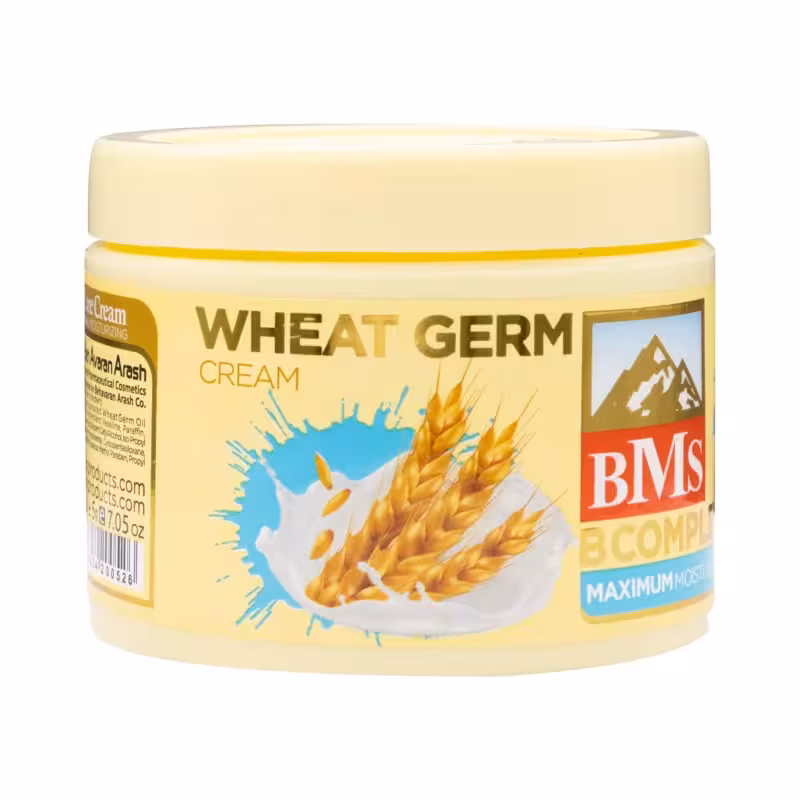 کرم مرطوب کننده حاوی جوانه گندم کاسه ای 200 میلی لیتر بی ام اس