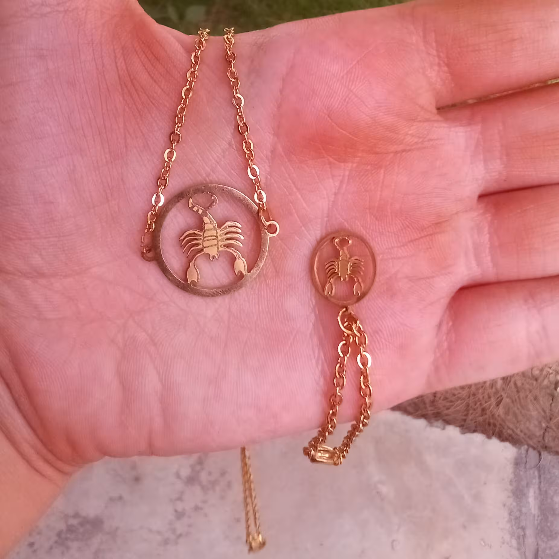 ست گردنبند و آویز ساعت ماه آبان زنانه و دخترانه رنگ ثابت ضدحساسیت نیل